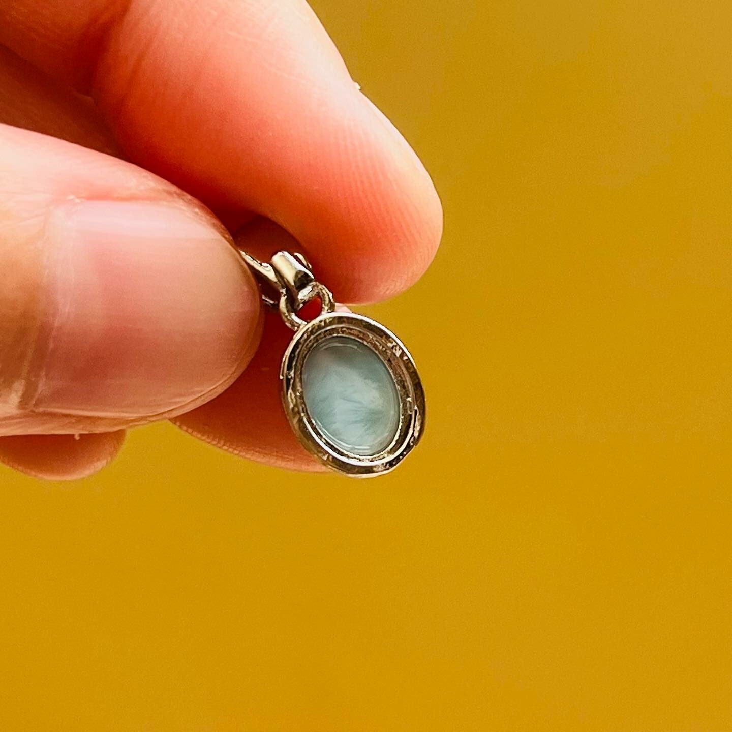 [原石] 拉利瑪海紋石 項鍊吊墜