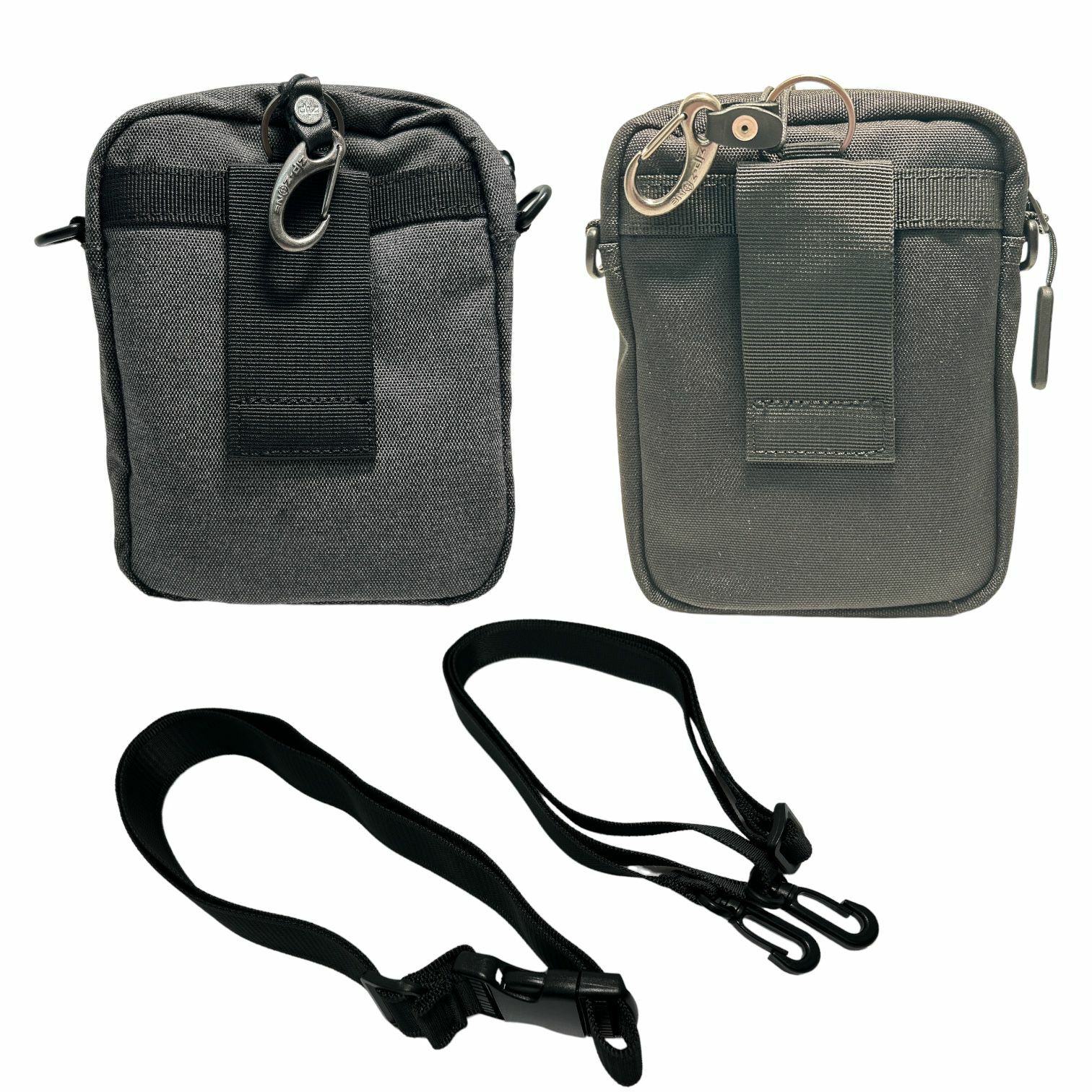 Zip-ZONE 袋 耐磨尼龍布料 3隔拉鏈位 連兩條帶 可斜孭同腰包兩用 ZIP9A-4C