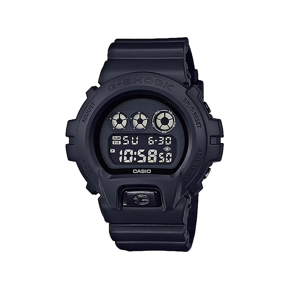 【CASIO 卡西歐】 G-SHOCK DW-6900BB-1 戶外旅行 極限運動 多功能耐衝擊 電子錶 手錶