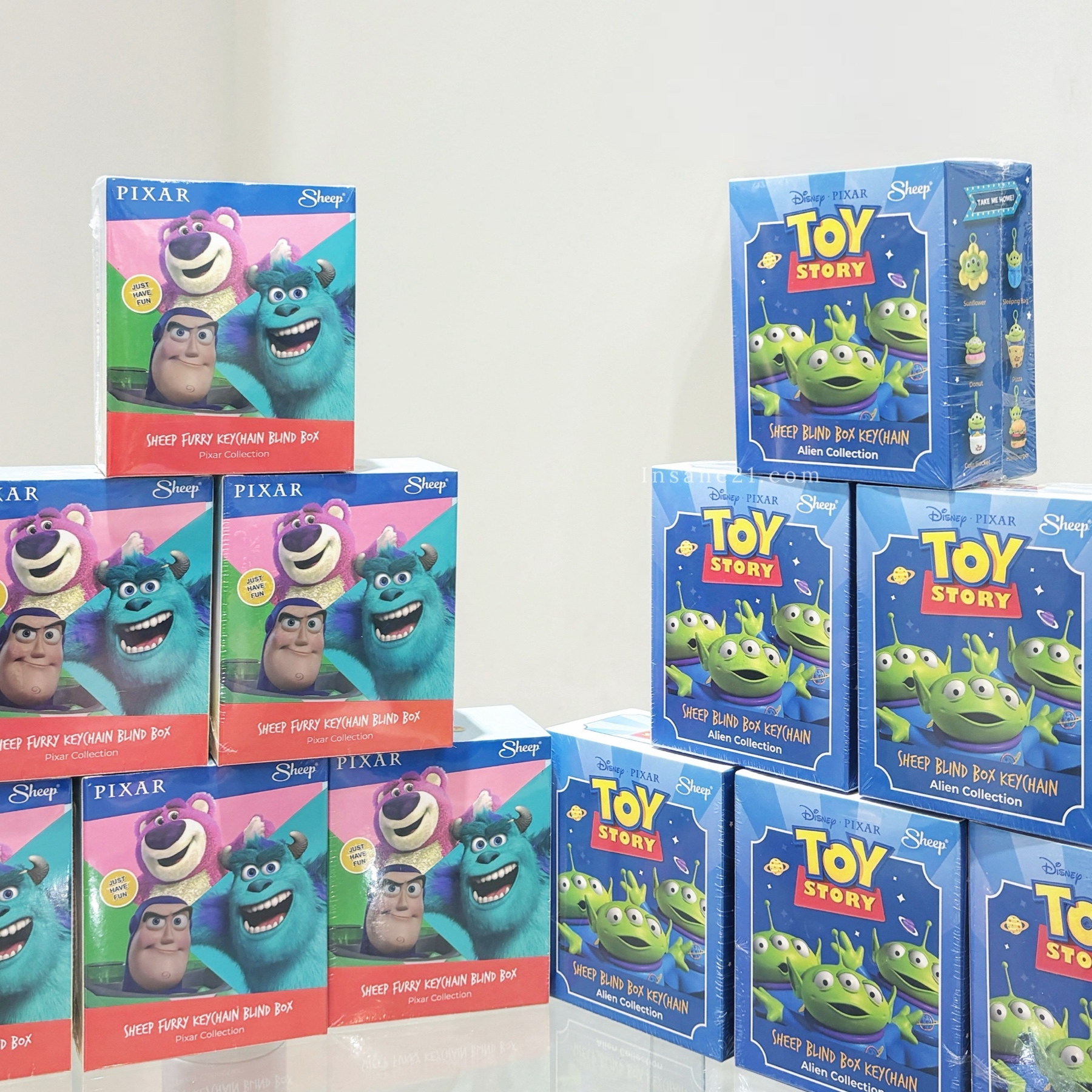 泰國SHEEP DISNEY PIXAR 三眼怪 玩具總動員 絨毛吊飾 盲盒/兩種