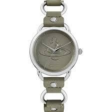VV163OLSL Vivienne Westwood 34mm 綠色皮革錶帶 女裝 手錶 (香港行貨)