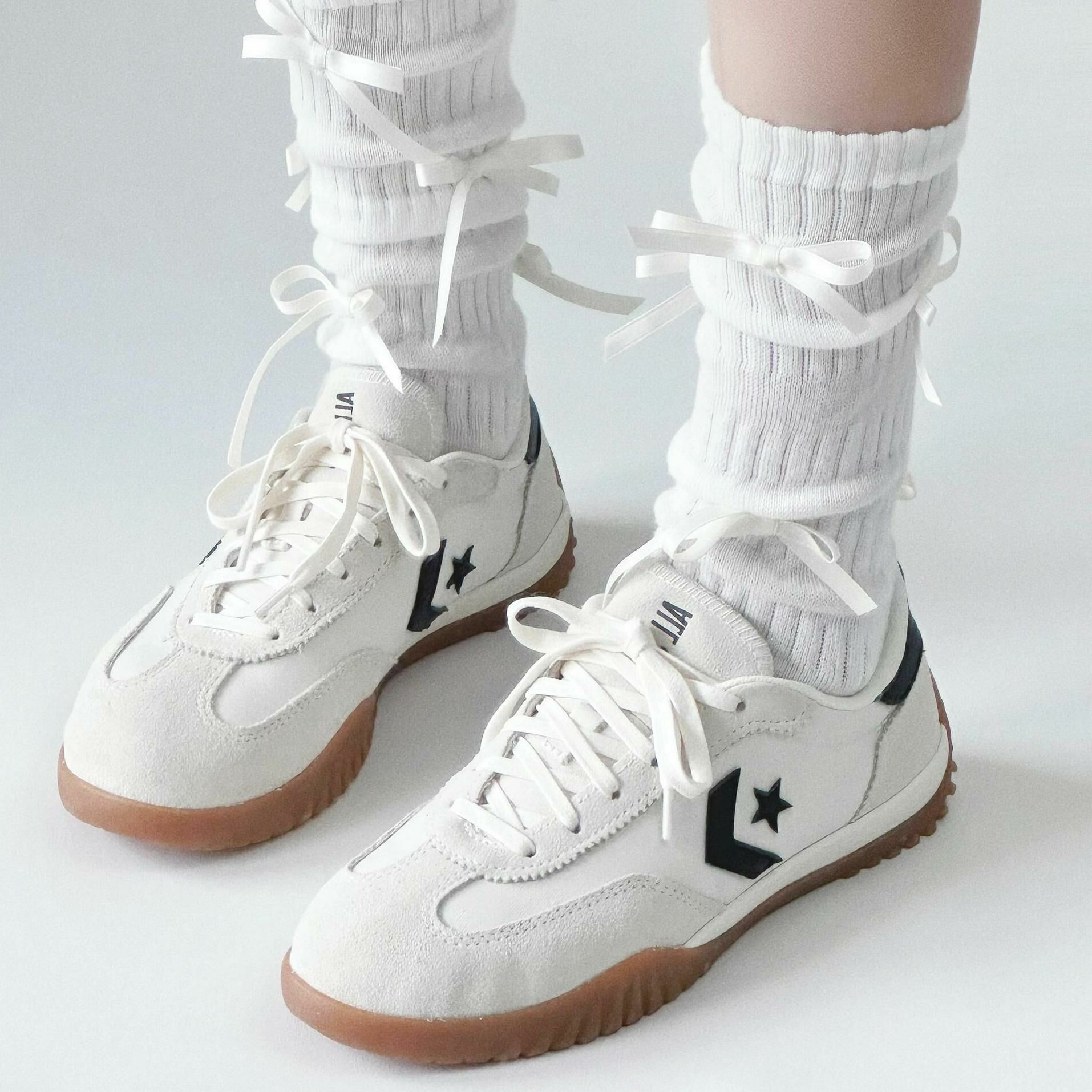 【現貨】Converse Run Star Trainer OX 流星 復古 德訓鞋 ‎焦糖底 Karina代言同款 米白