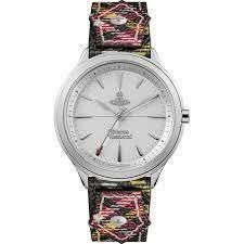 VV255SLMT Vivienne Westwood 38mm 三色格子布錶帶 女裝 手錶 (香港行貨)