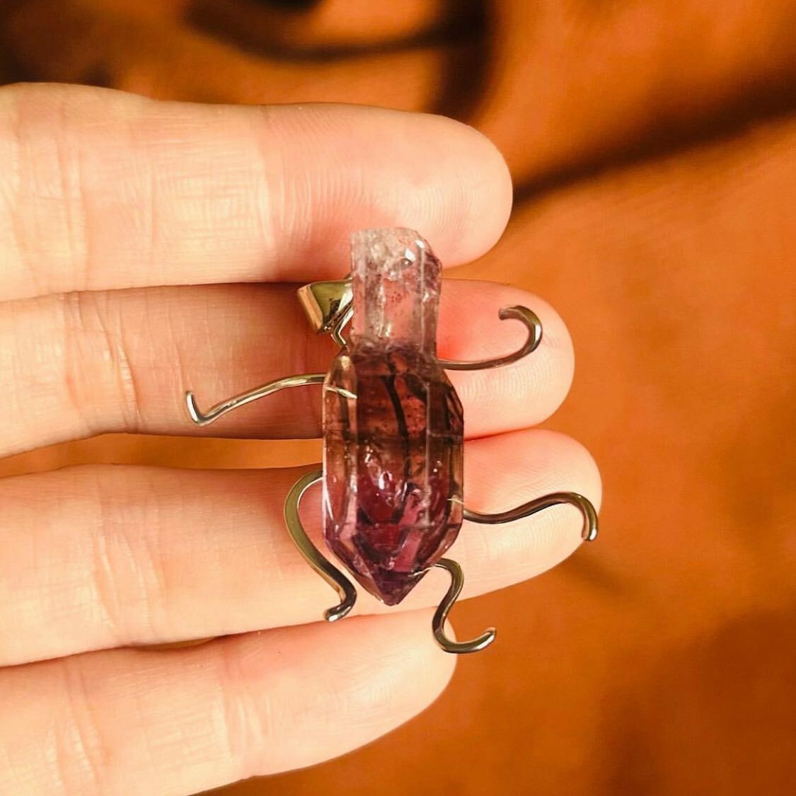 [原石] 銅製 礦石水晶包框配件 空拖