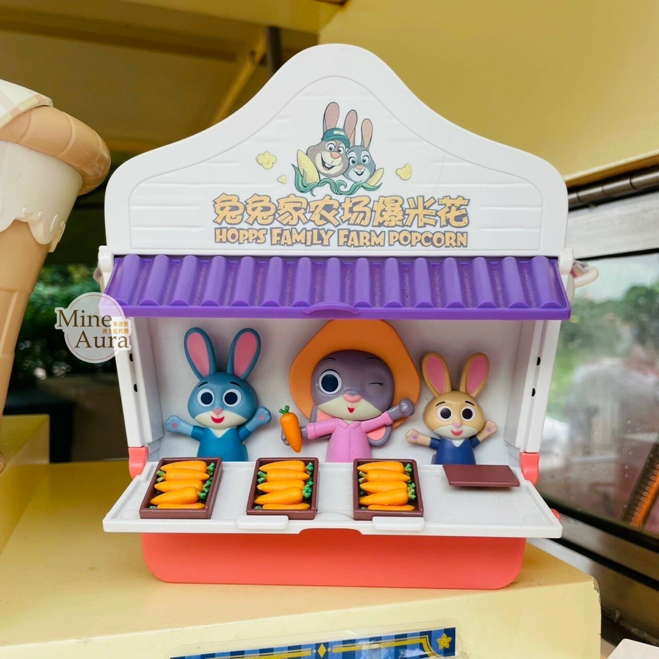 哈茱蒂 Judy 兔 兔兔家蘿蔔攤造型 爆米花桶 動物方城市 Zootopia -上海迪士尼樂園