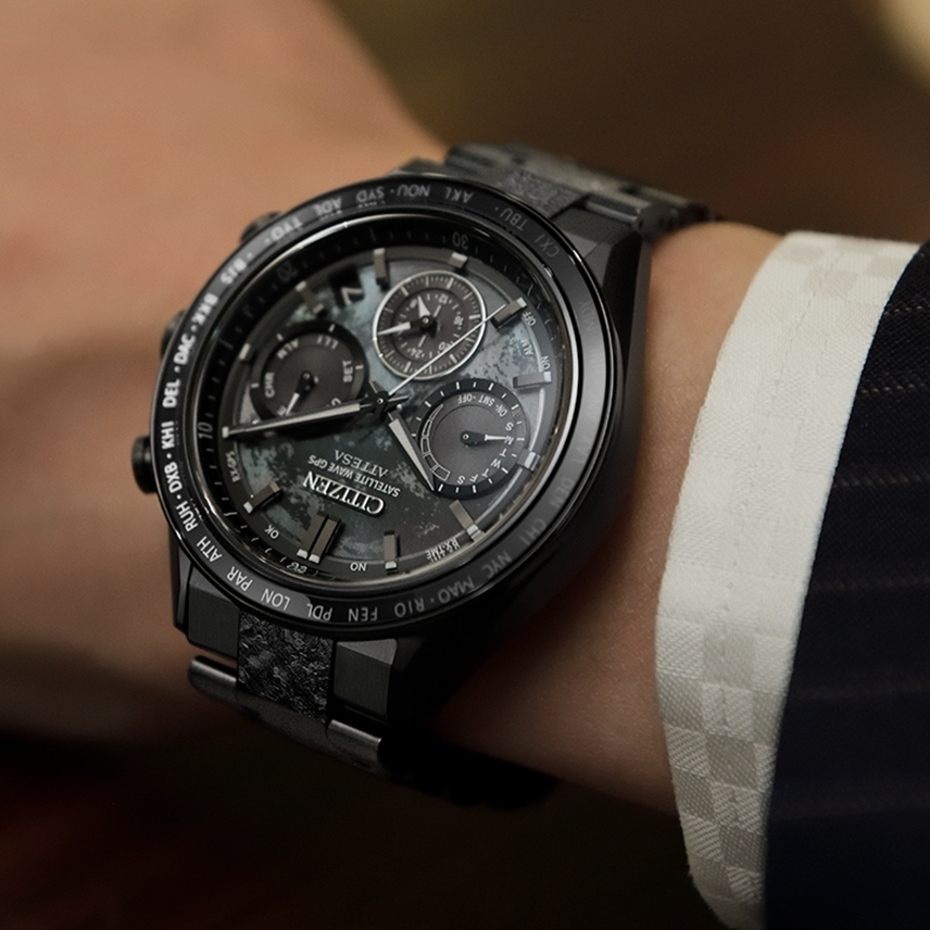 【CITIZEN 星辰】光動能GPS衛星對時-廣告闇月款CC4065-61Y 44.6mm 現代鐘錶