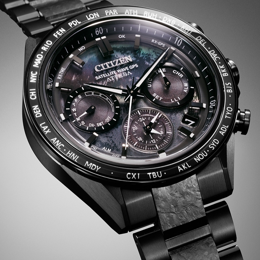 【CITIZEN 星辰】光動能GPS衛星對時-廣告闇月款CC4065-61Y 44.6mm 現代鐘錶