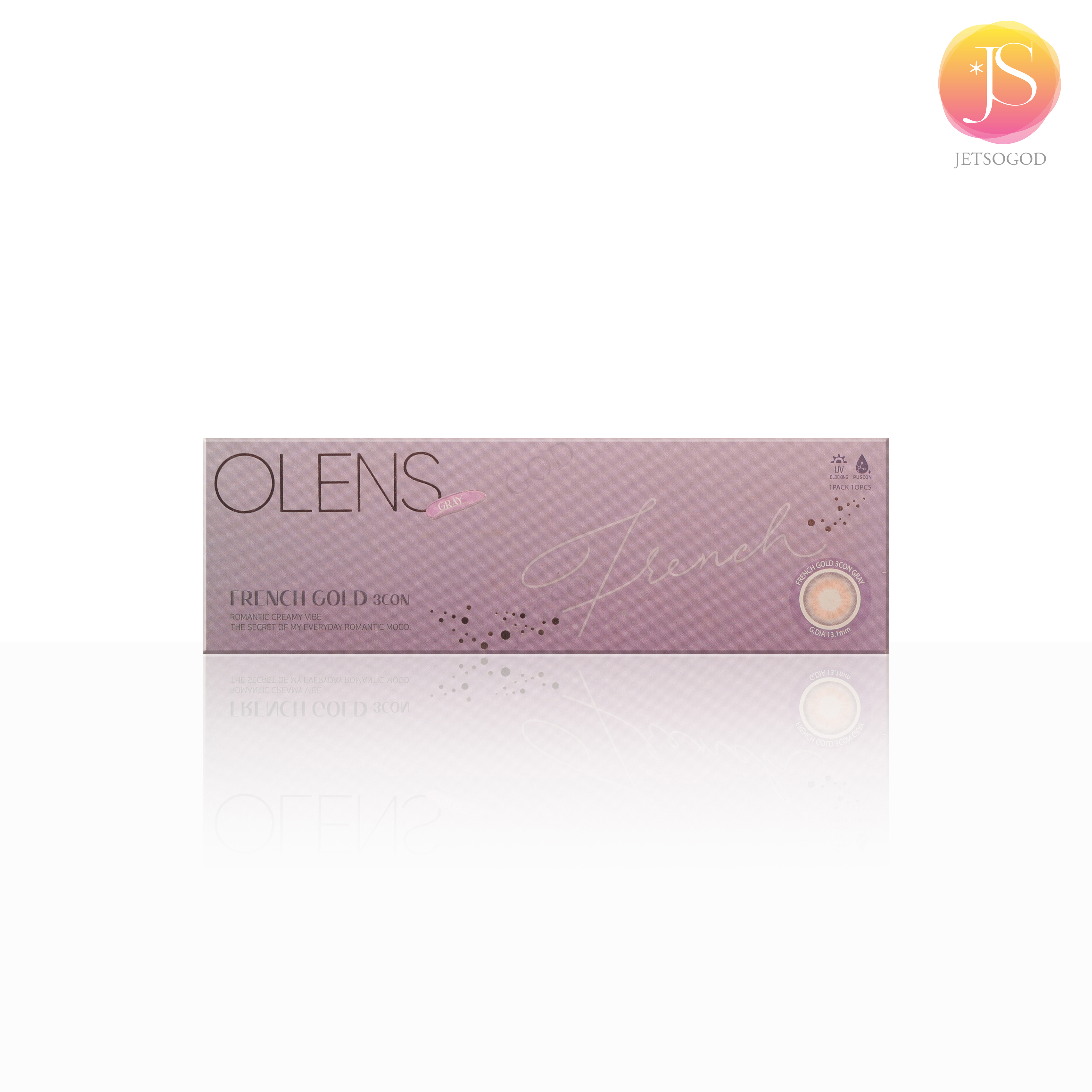 (減價)OLENS French Gold 3CON 1 Day (Gray)(10片)