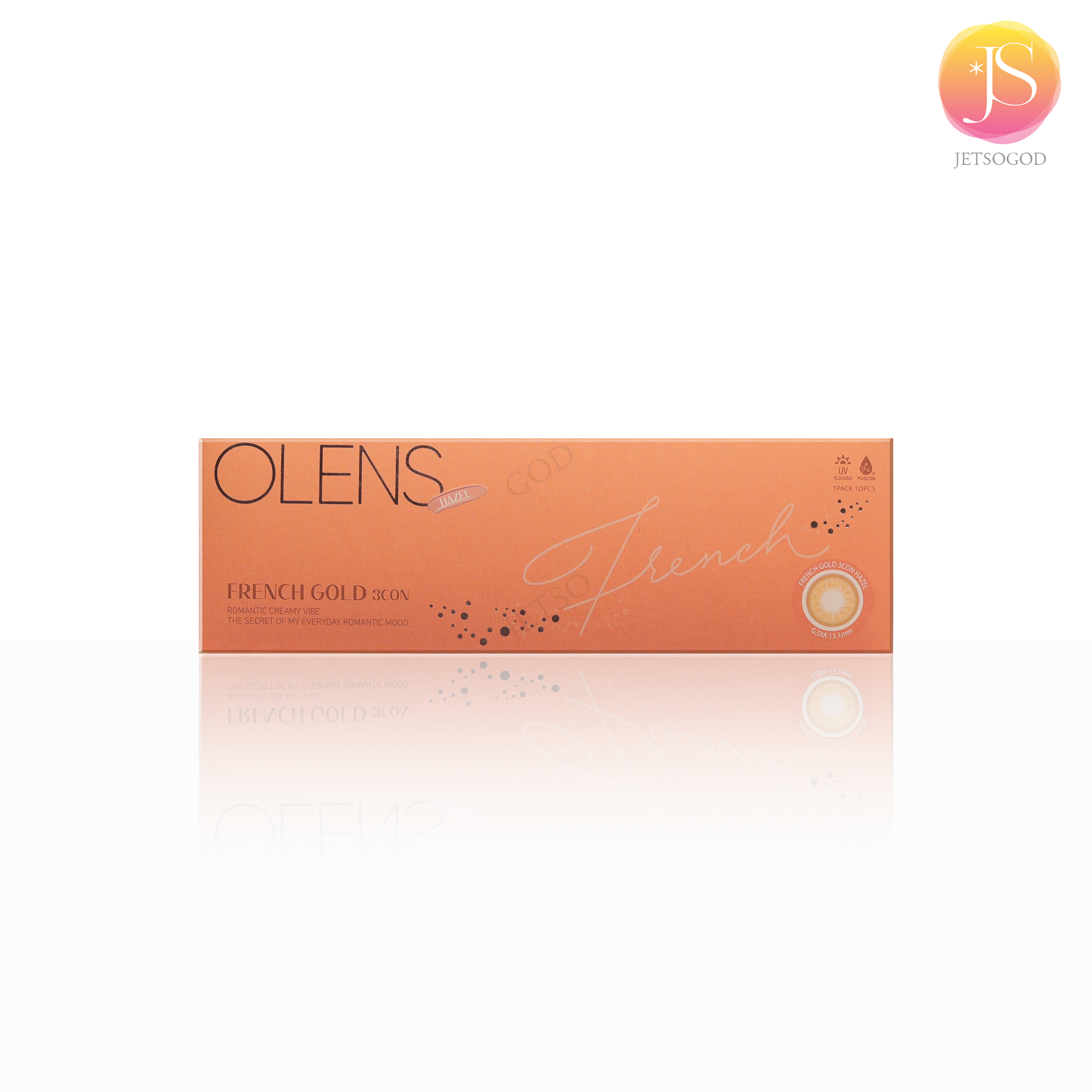 (減價) OLENS French Gold 3Con 1 Day (Hazel)(10片)
