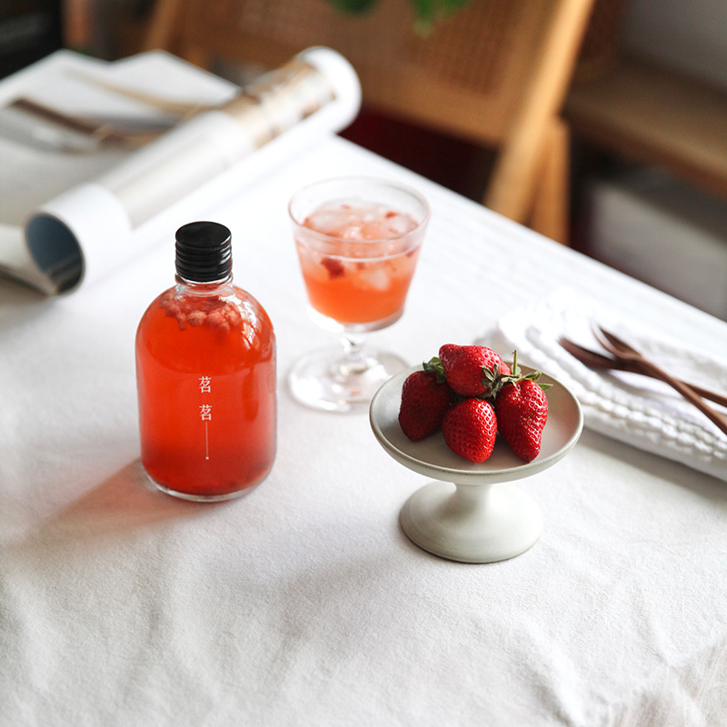 茗茗康普茶香檳｜草莓森肉桂