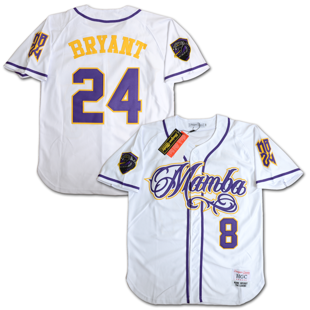 Headgear Classics Kobe Bryant 翻玩棒球衣 白/紫色