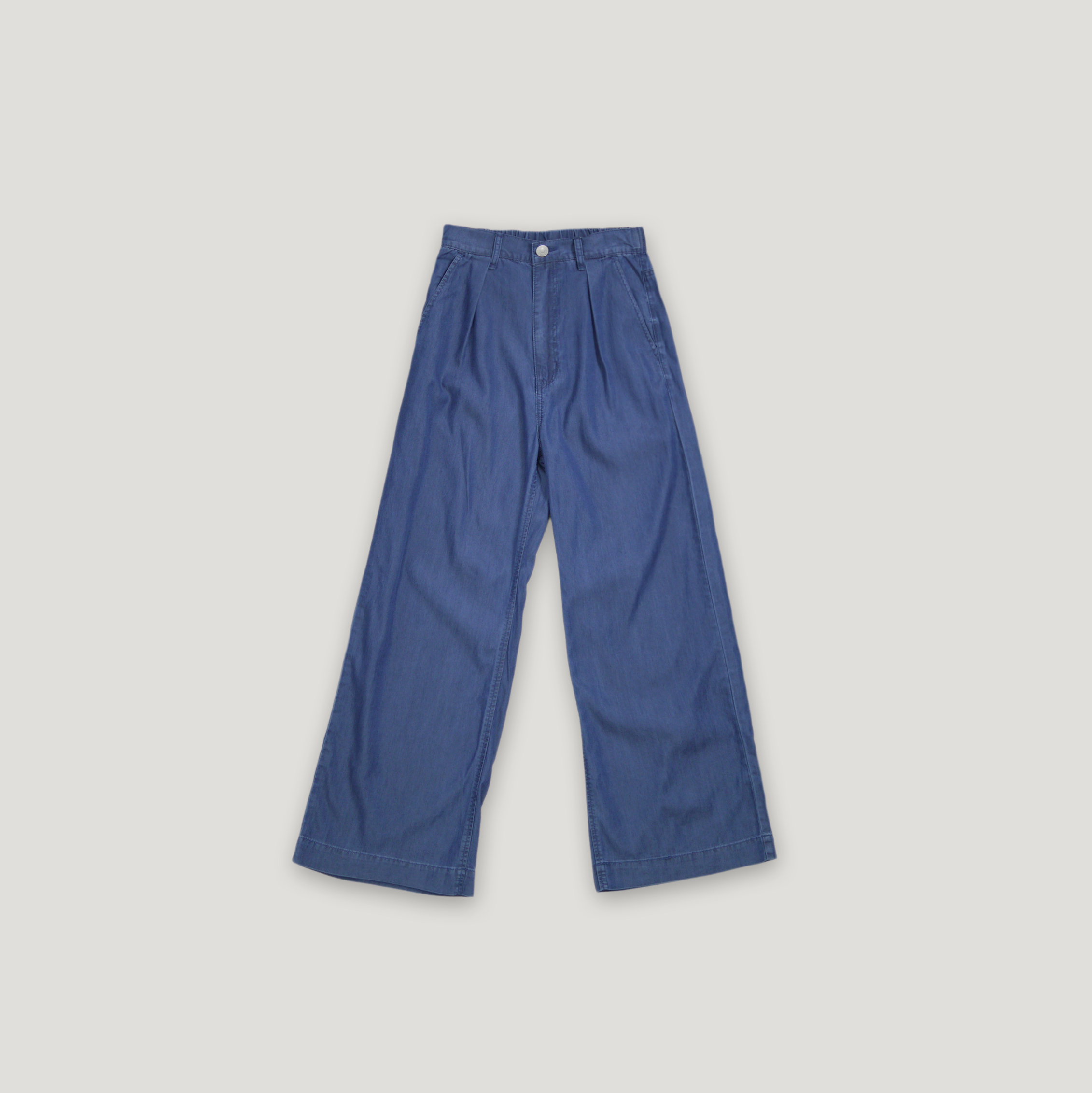 J.P.L. 高腰涼感萊賽爾壓褶寬褲 ╭ 2色 ╮