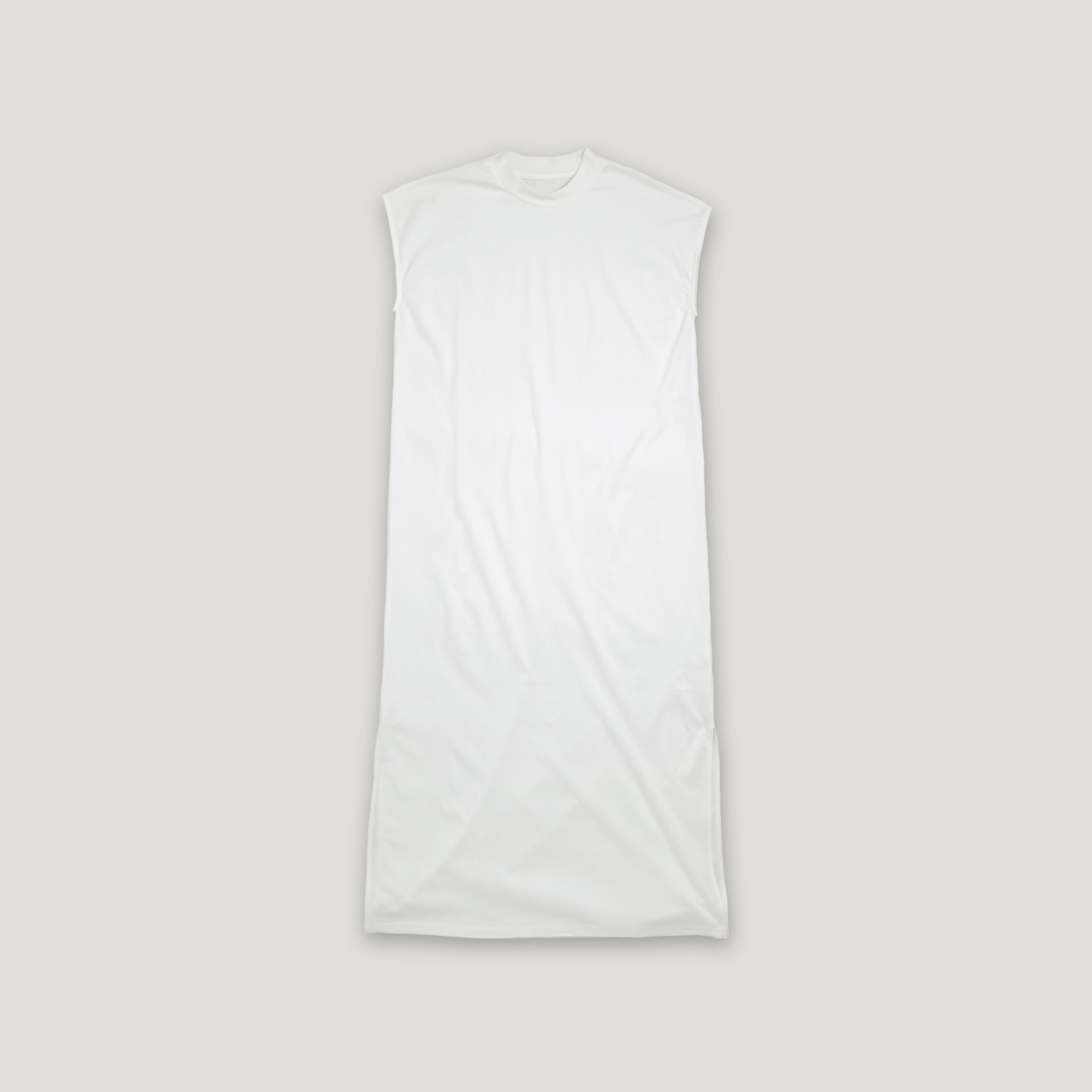 J.P.L. 微高領法式袖直落洋裝 ╭ 2色 ╮