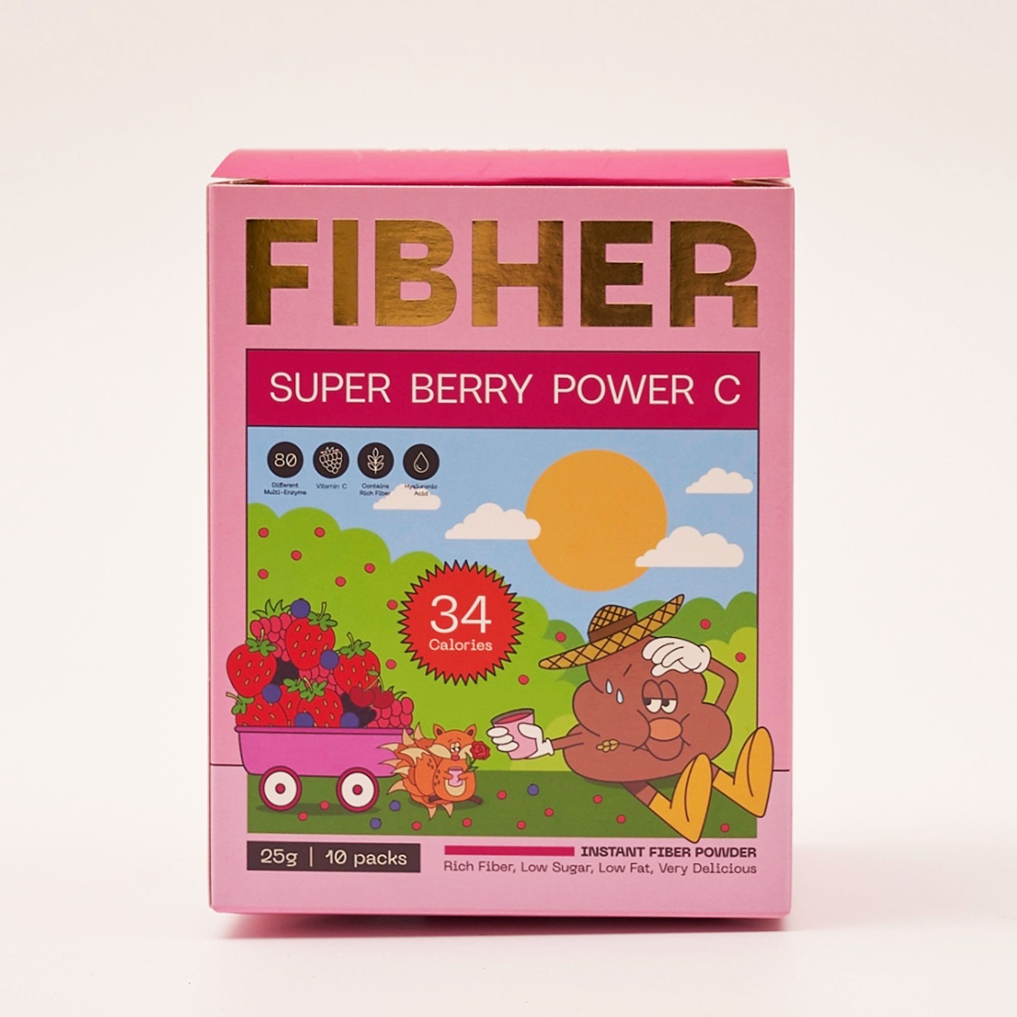 ‼️預購-預計5月出貨‼️FIBHER 超級莓果纖維飲單盒