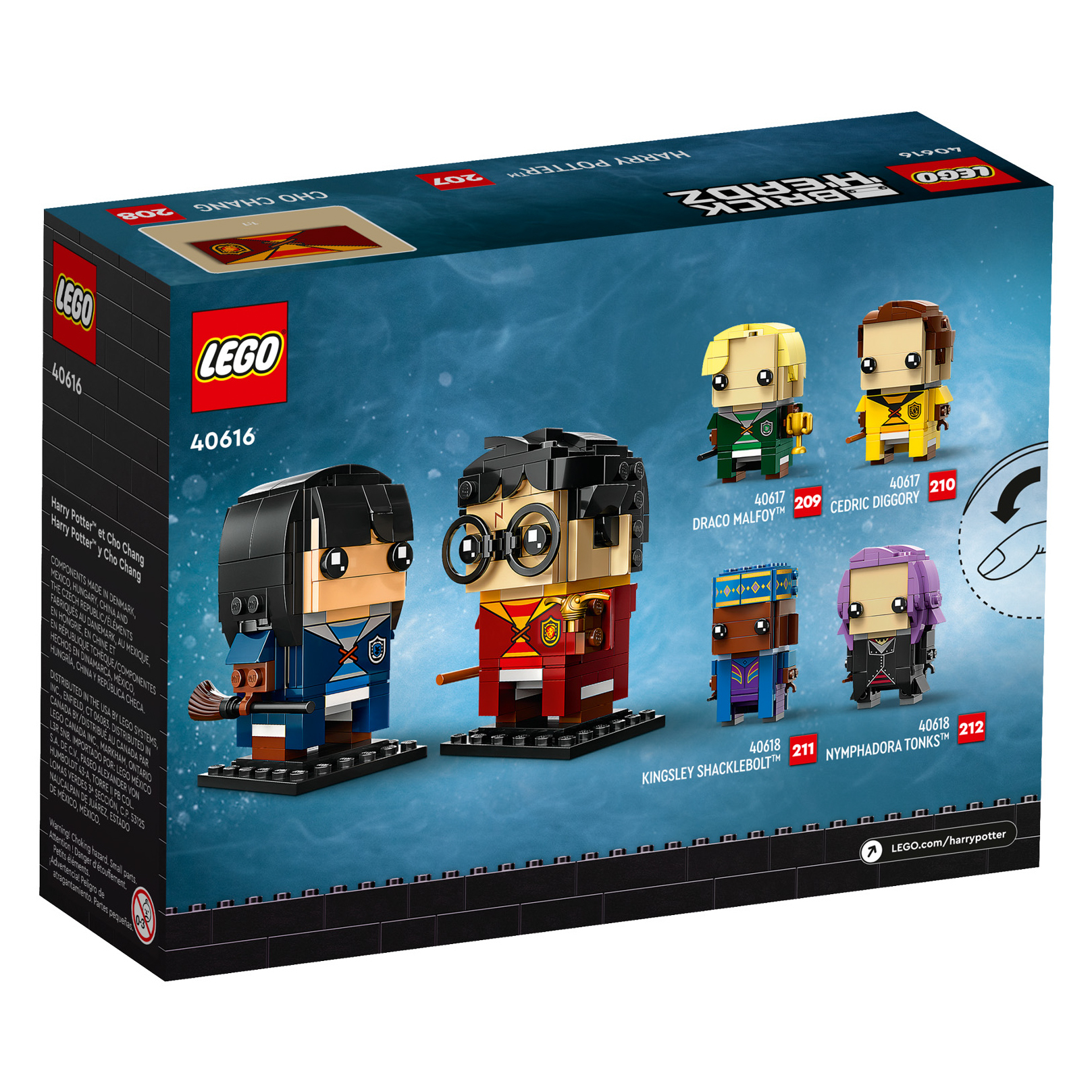 [飛米樂高積木專賣店] LEGO 40616 大頭系列  哈利波特與張秋