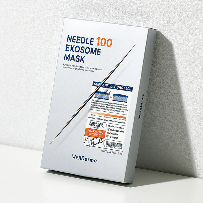 WellDerma 外泌體微針100面膜 Needle 100 Exosome Mask 25ml*5ea