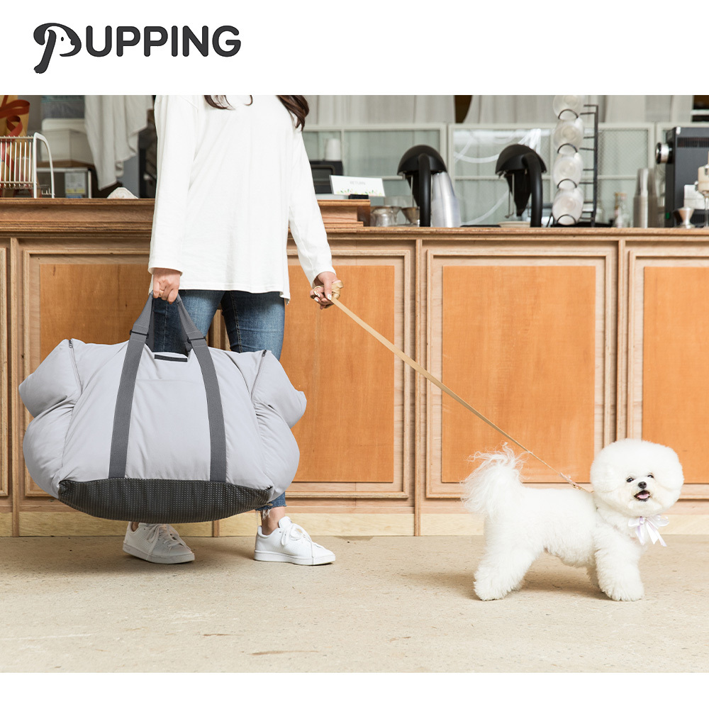 【PUPPING】韓國寵物車載窩 - 灰色