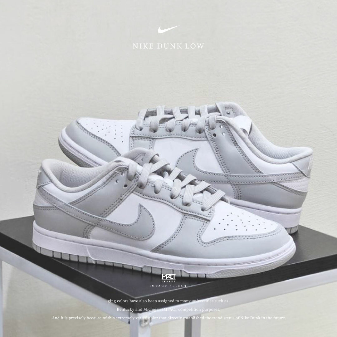 NIKE DUNK LOW "GREY FOG" 霧灰白 灰白 男款 DD1391-103/HF5441-105