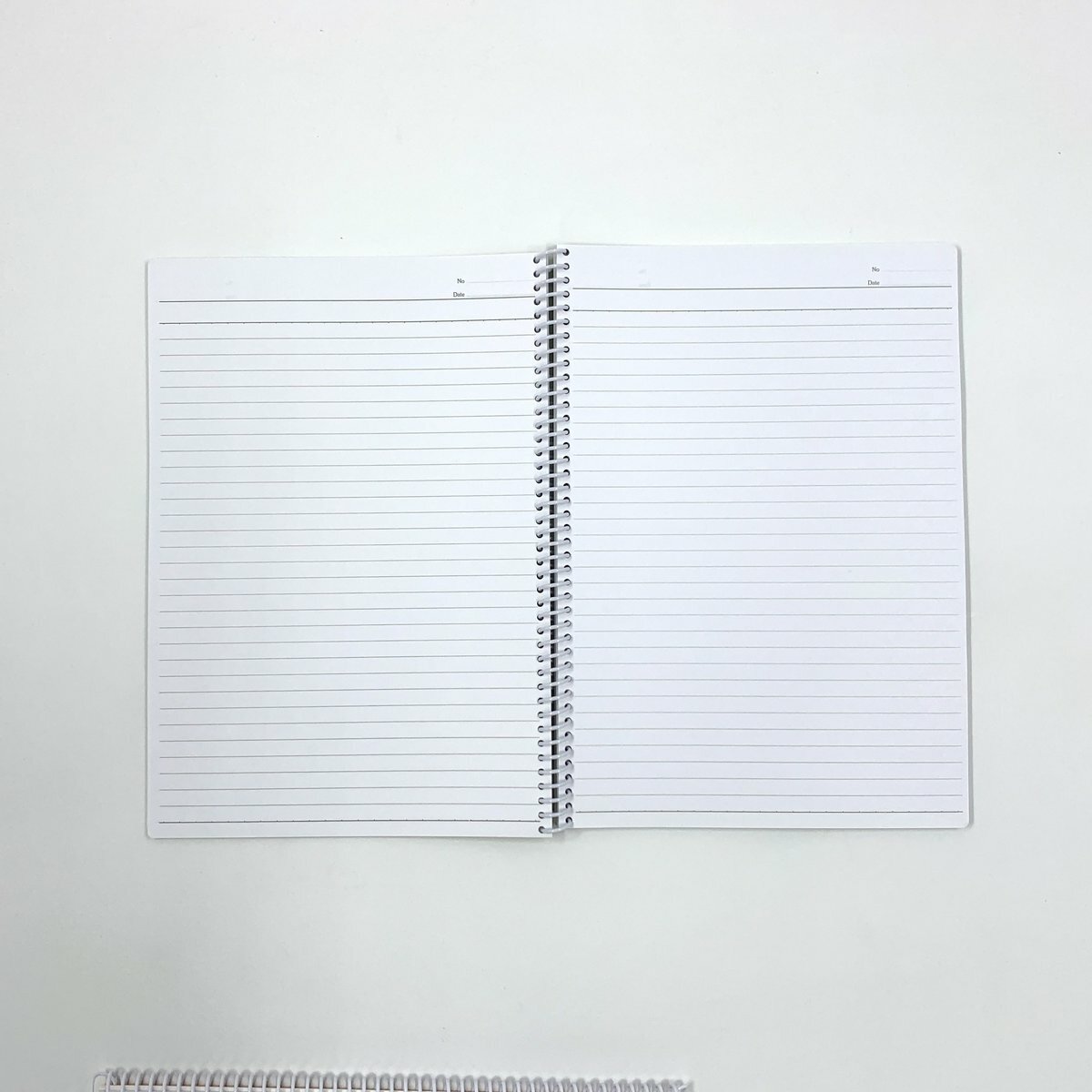 #31158 B5 螺旋圈裝膠面筆記簿(80張) - 1本 ※封面顏色隨機發貨※