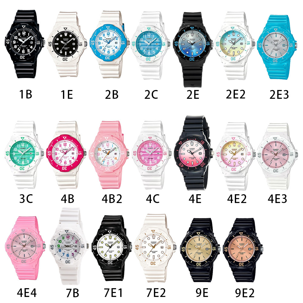 【CASIO 卡西歐】 LRW-200H 時尚活力輕巧易讀 旋轉圈 帶日期 多款多色 運動 學生錶 手錶