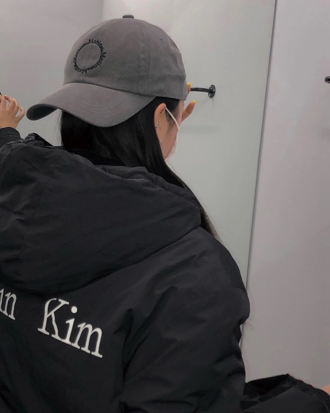現貨  韓國代購 Matin Kim 圓標水洗 棒球帽 老帽 MACARON LOGO BALL CAP