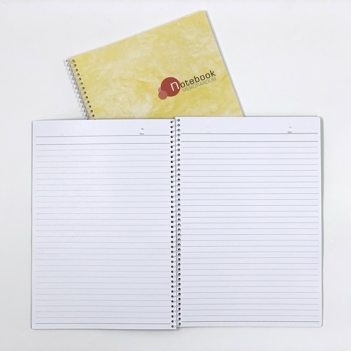 #31058 B5 螺旋圈裝膠面筆記簿(40張) - 1本 ※封面顏色隨機發貨※