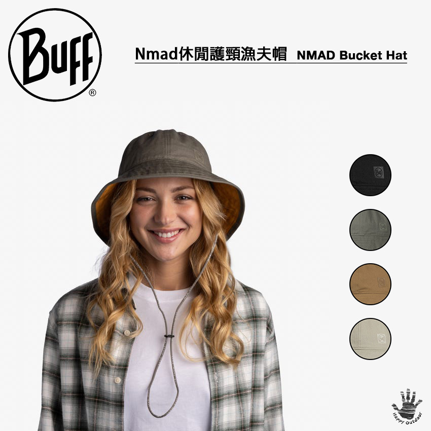 Buff Nmad休閒護頸漁夫帽 BF133563 (4色) [HappyOutdoor]