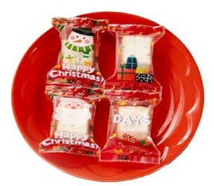 [ 包裝材料 ]  封口袋-繽紛聖誔-紅(混裝) ( 7X10cm) 原裝100入/包