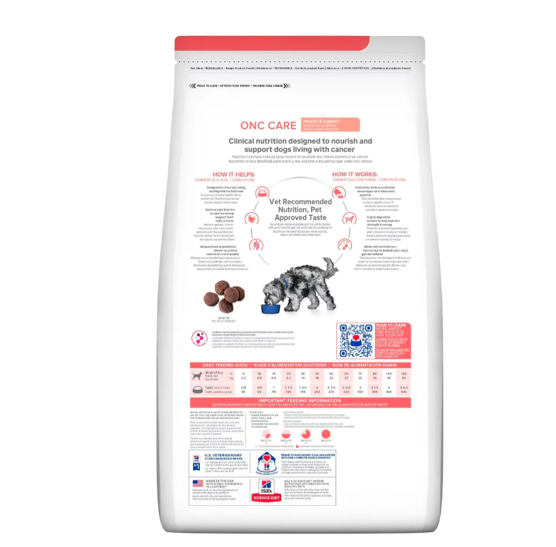 希爾思處方食品 - 犬用 ONC CARE 腫瘤照護配方 6lb 607661