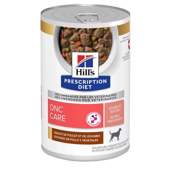 希爾思處方食品犬用 腫瘤營養照護護配方 雞肉及蔬菜罐頭 12.5安士 (24罐1盤) 607663