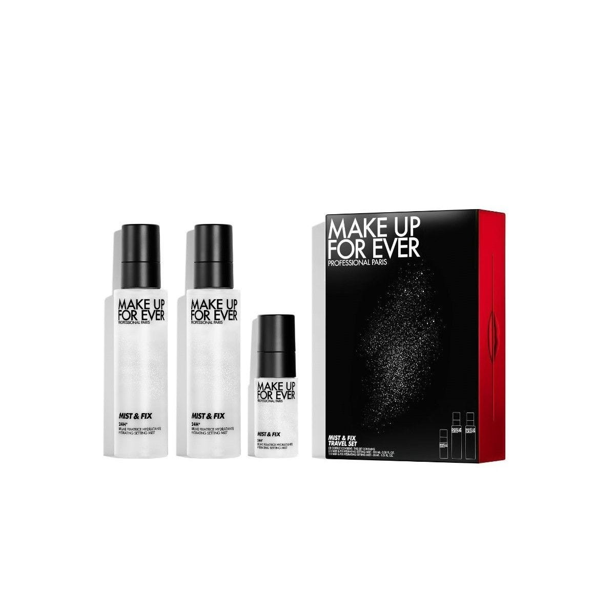 Make Up Forever - 極持妝保濕噴霧套裝 mist & fix travel set 100ml*2+30ml