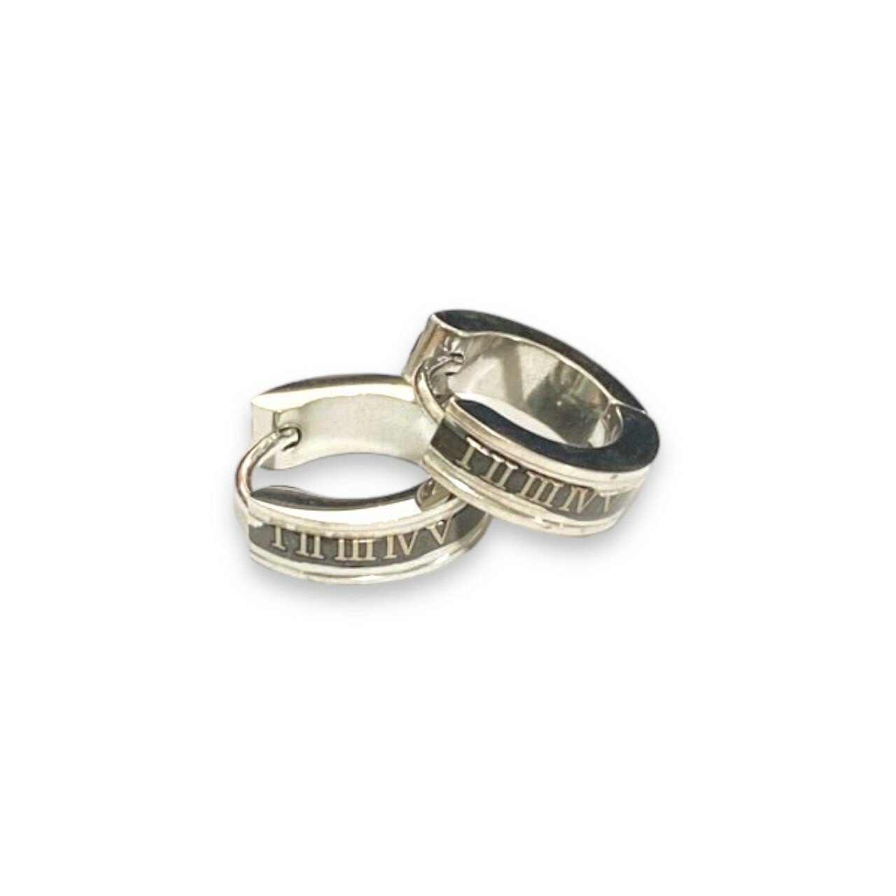 鋼易扣-銀框黑面羅馬數字 8M(單支價)