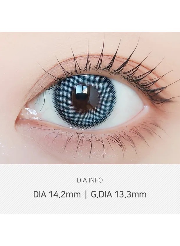 [日拋]LensVery Silhouette 2 1 Day Blue Gray｜日拋彩妝隱形眼鏡｜每盒10片