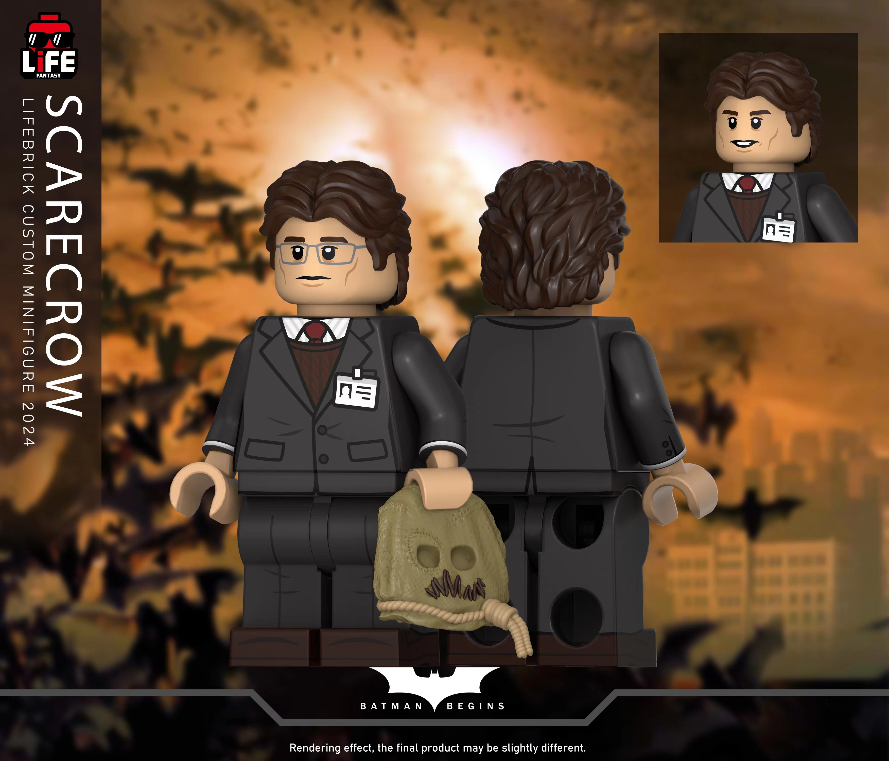 [Life Brick][In Stock] Scarecrow [PADprinted]