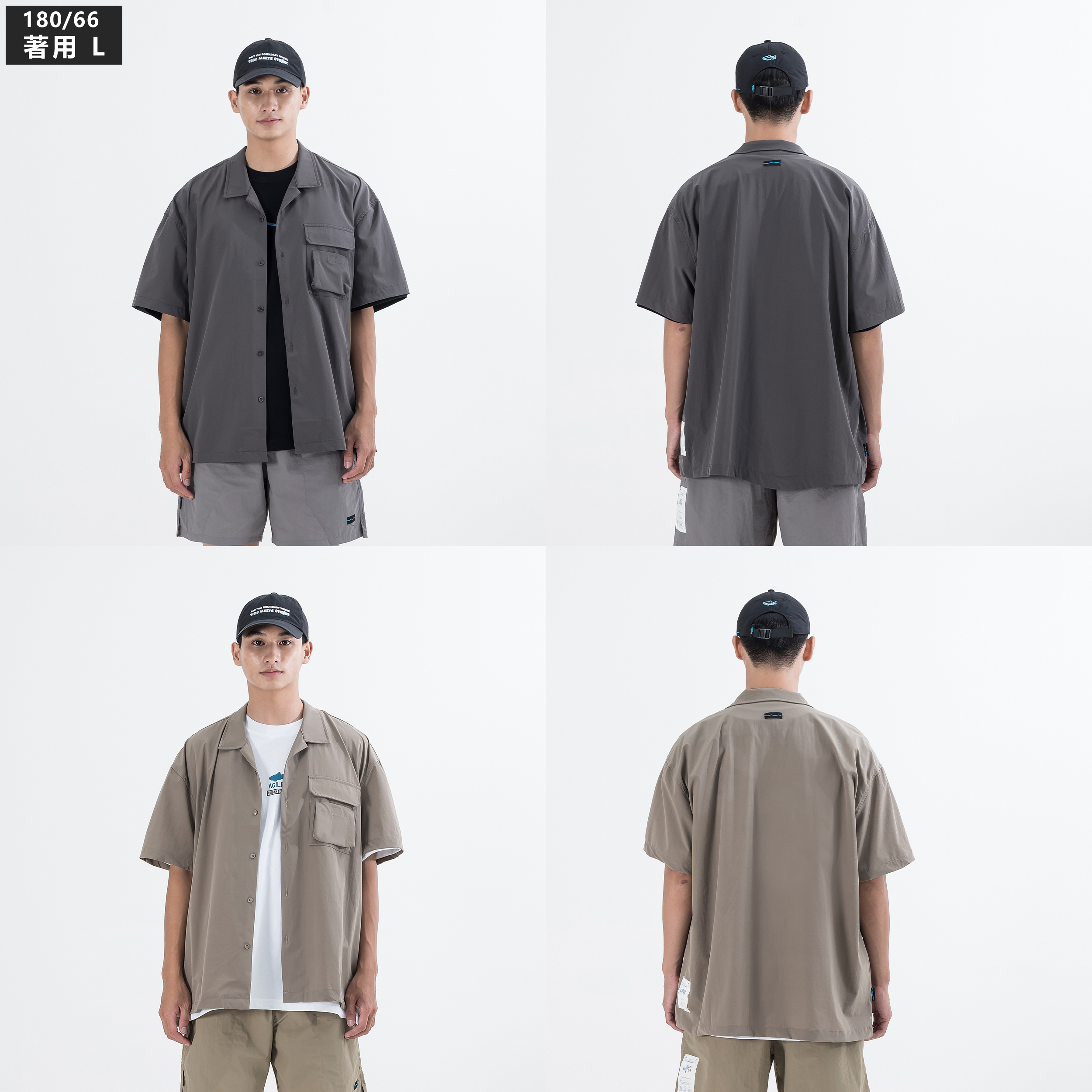 AGILITY x WAVE OFF / Pocket Fishing shirts 釣魚口袋 短袖襯衫 [AG-W04]