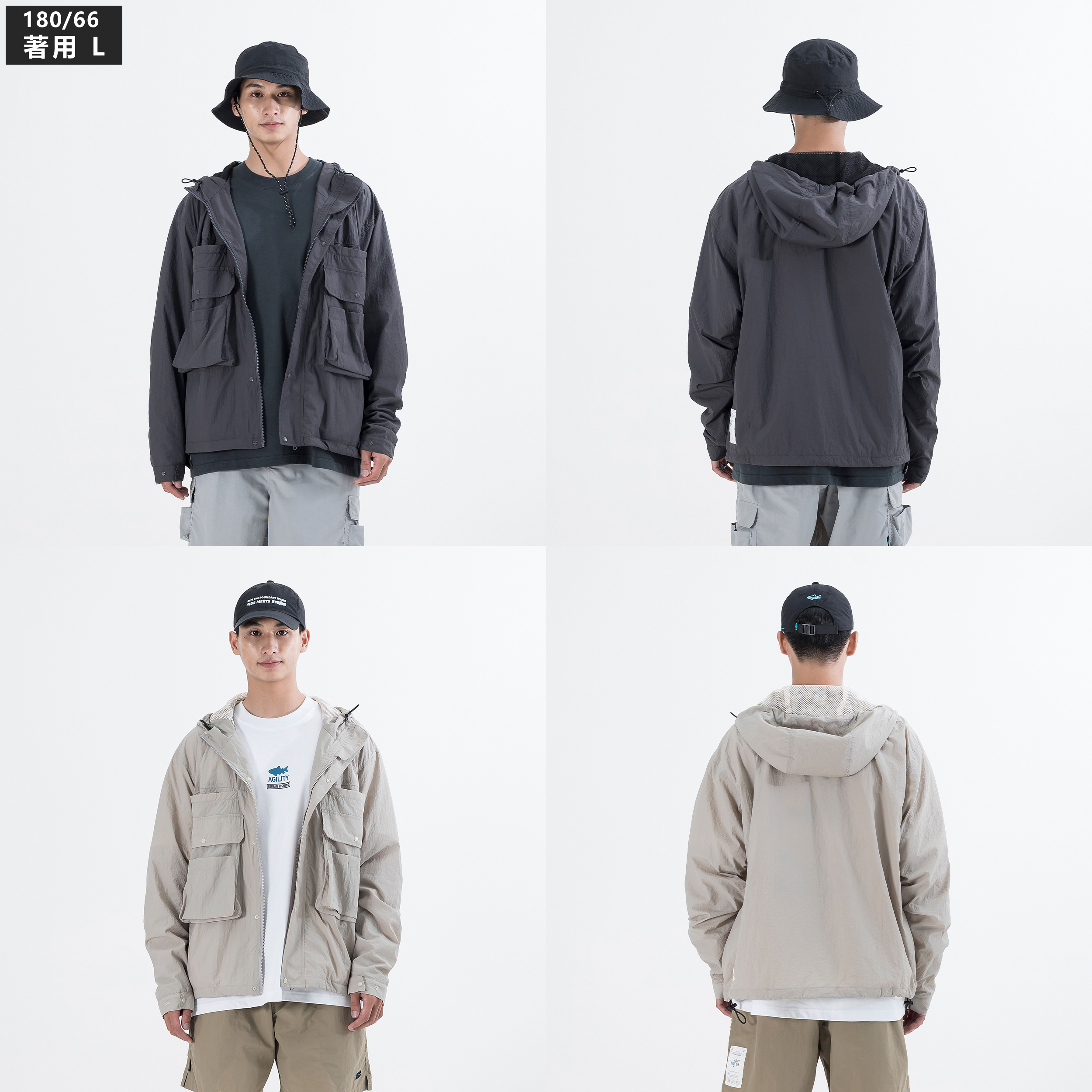AGILITY x WAVE OFF / Multi Pocket Fishing Jacket 釣魚 多袋外套 [AG-W02]