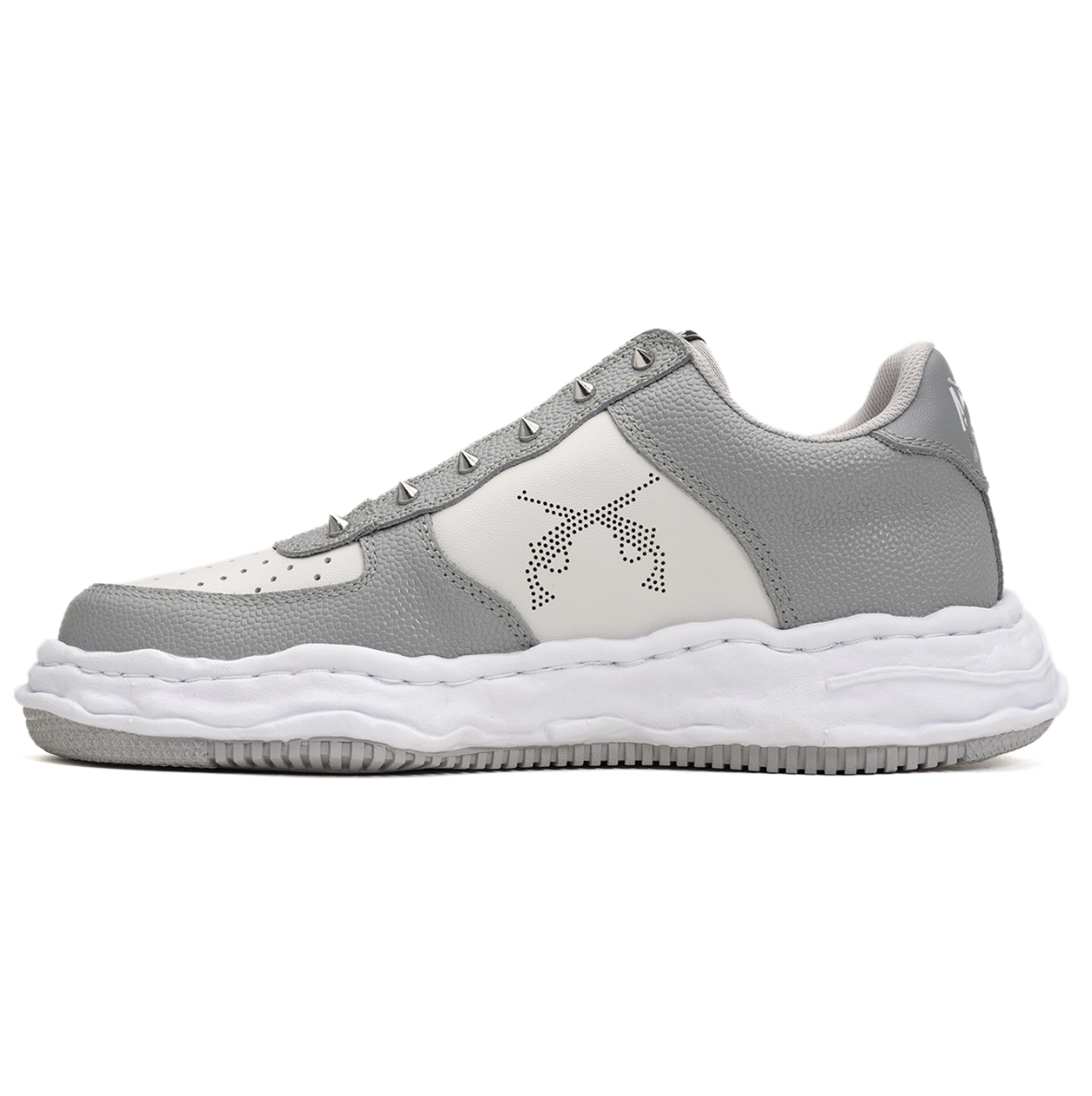 [現貨] roarguns X MIHARA WAYNE OG SOLE STUDES LEATHER SHOES "GREY"| C11FW706