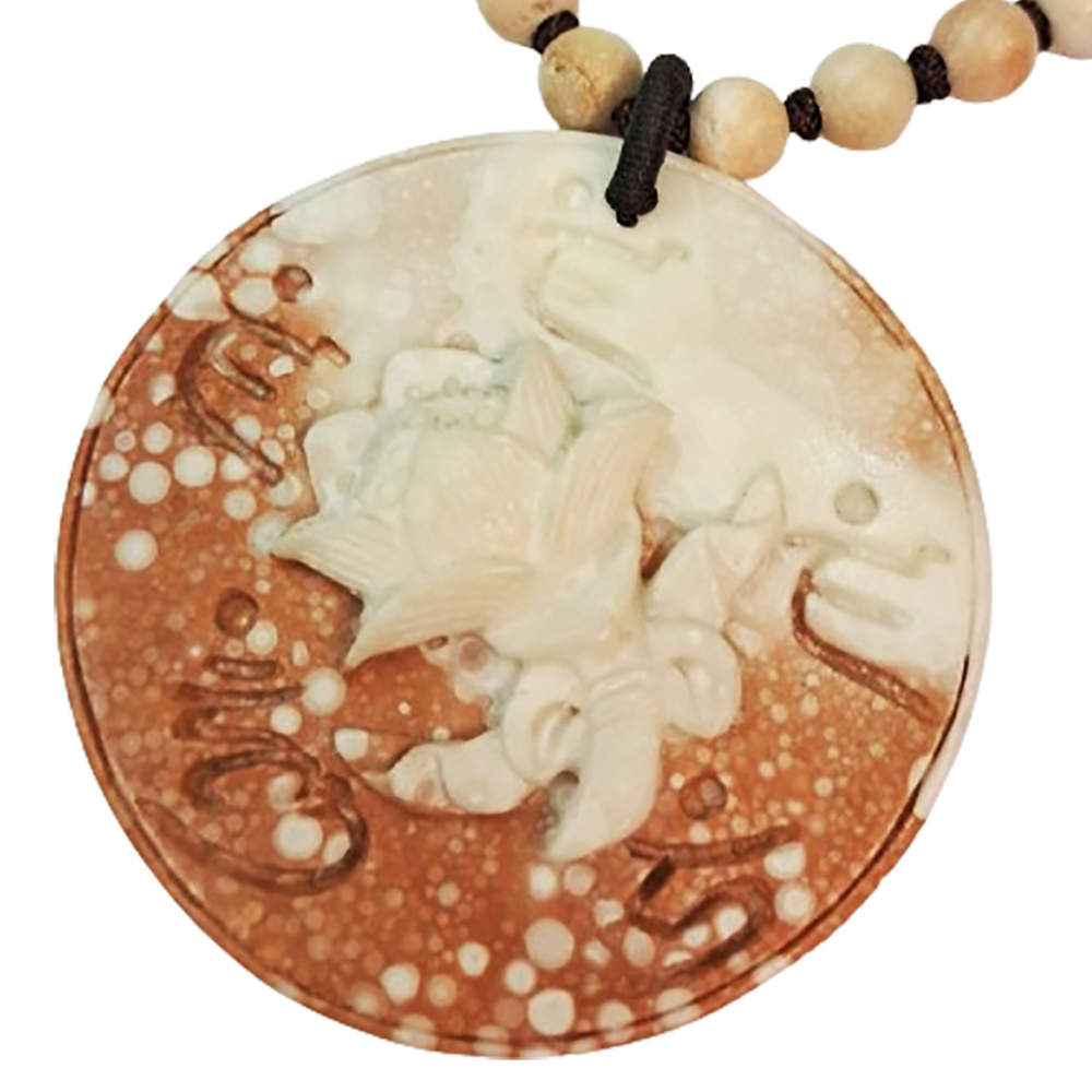 寶花八吉祥龍宮舍利能量石項鍊A9【十方】139857