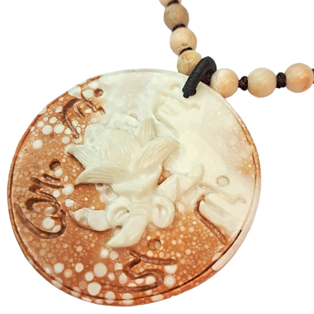 寶花八吉祥龍宮舍利能量石項鍊A9【十方】139857