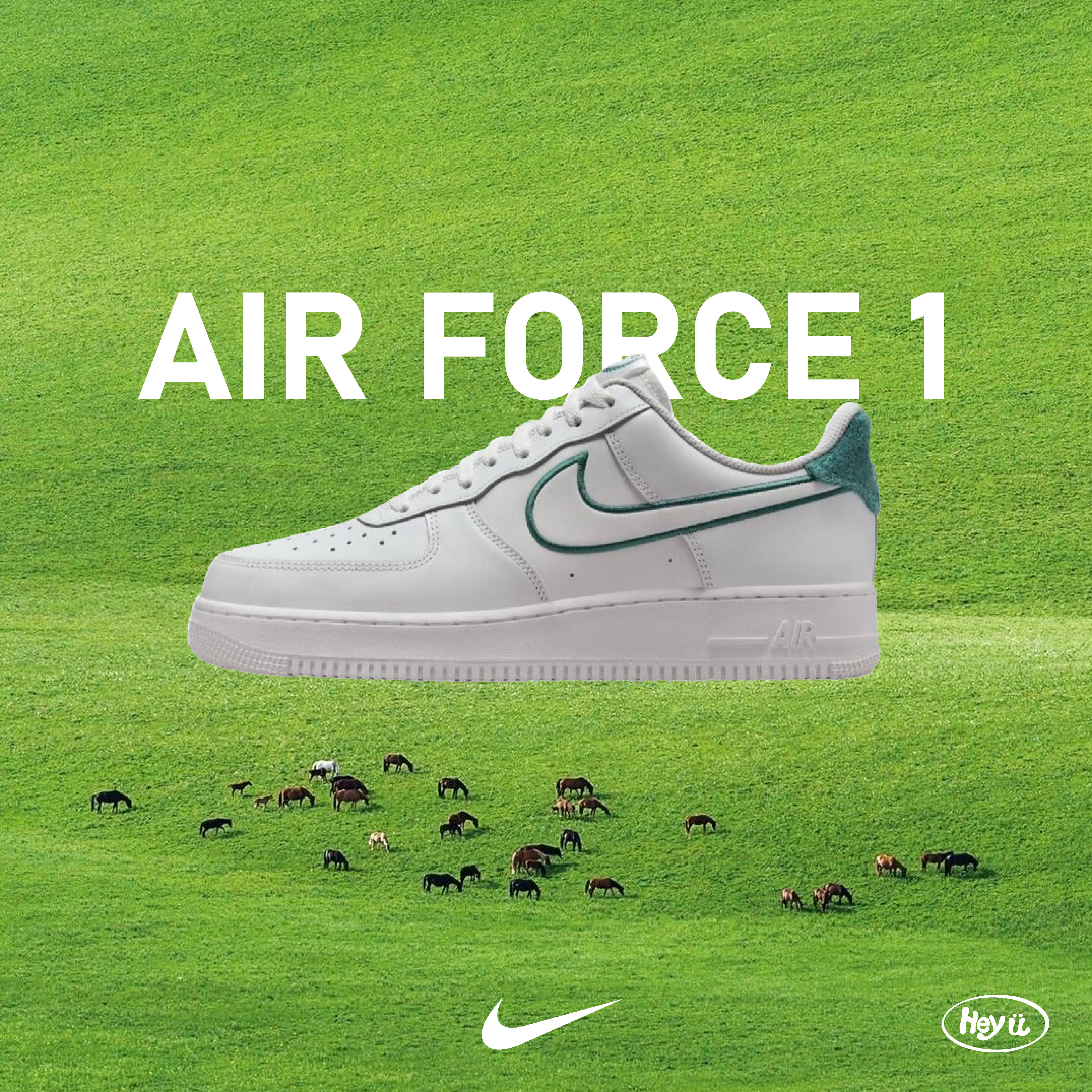 Nike Air Force 1 白綠 (FN8349-100)