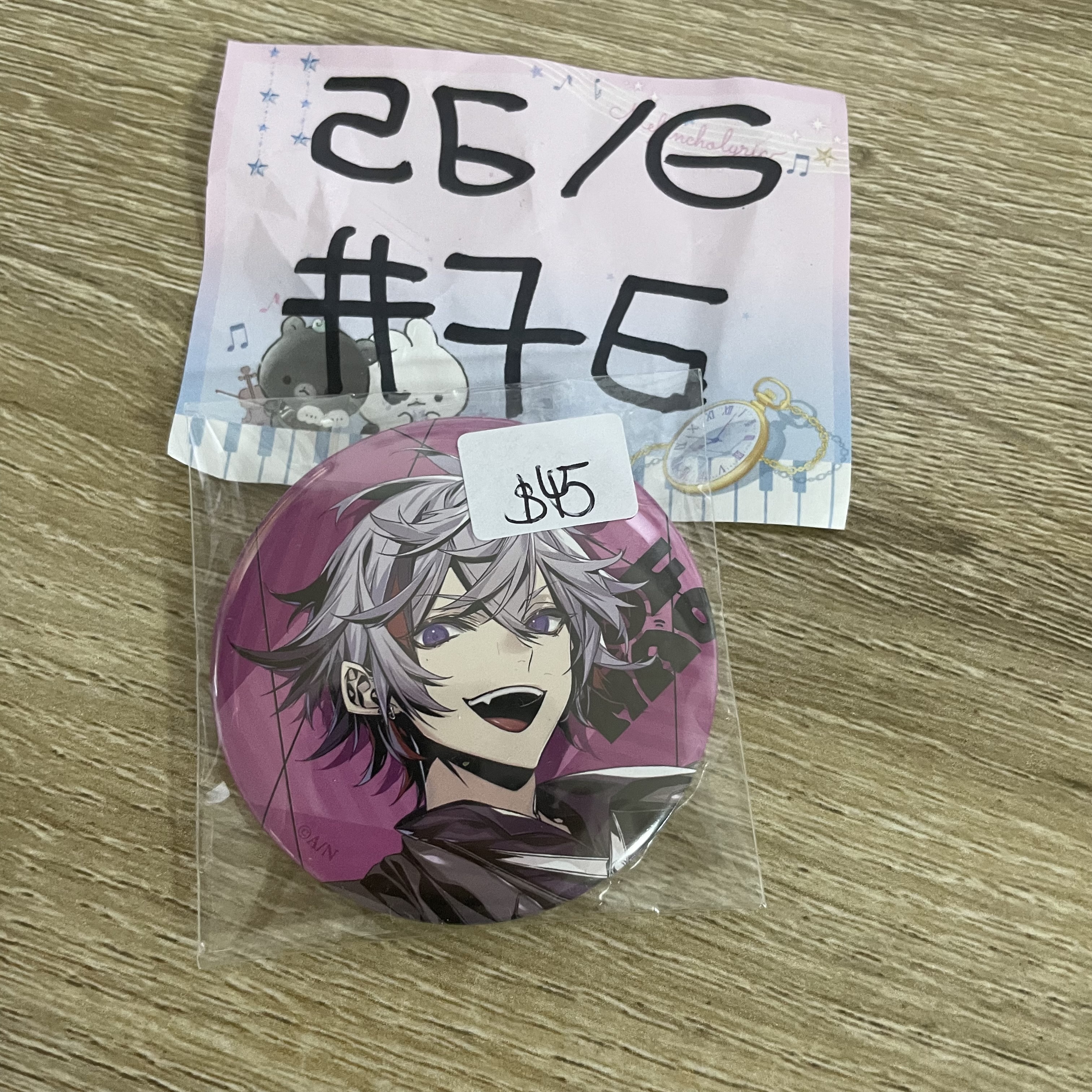 彩虹社 不破 襟章  JP   #76