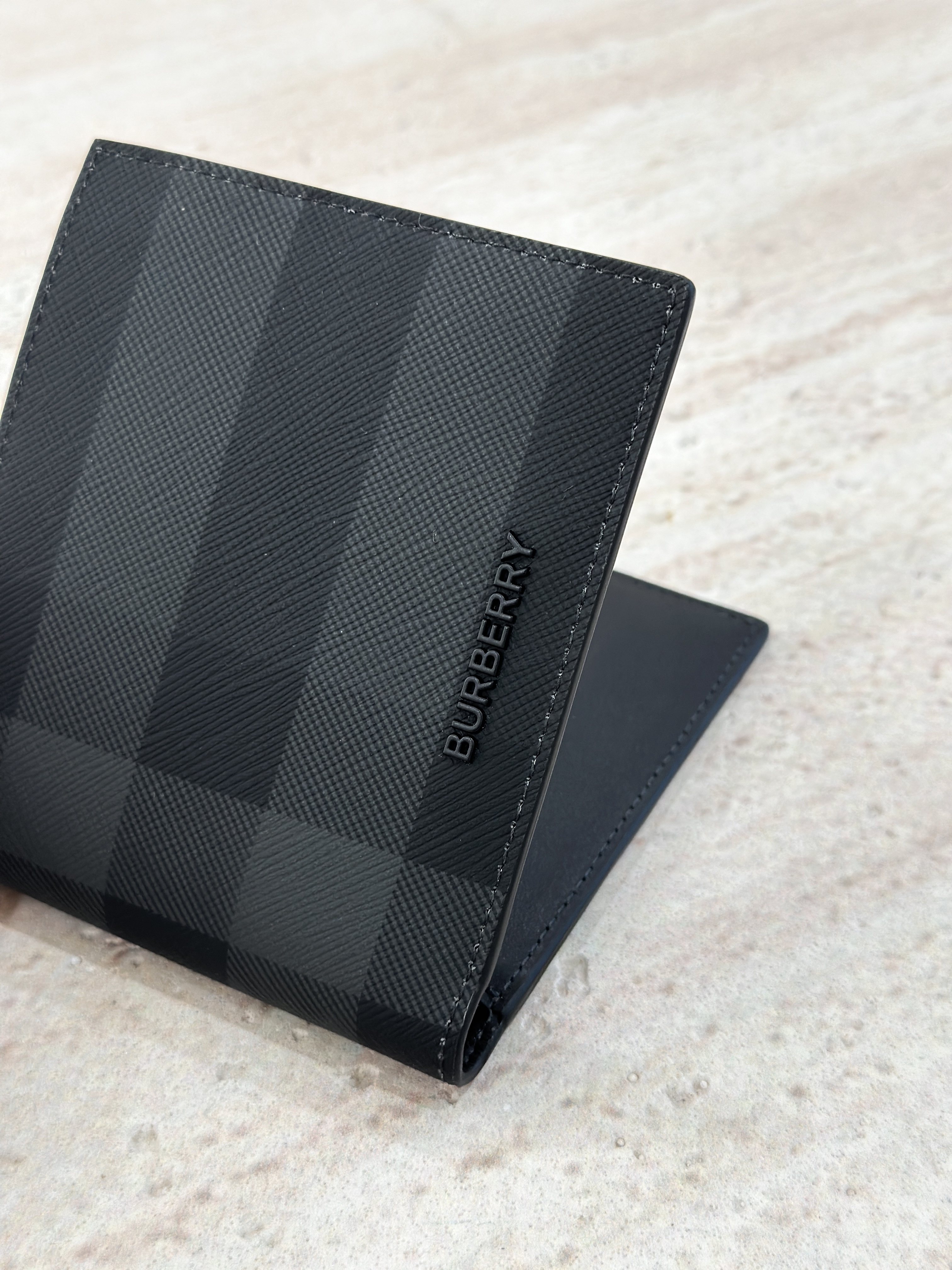 BURBERRY Check Bifold Wallet