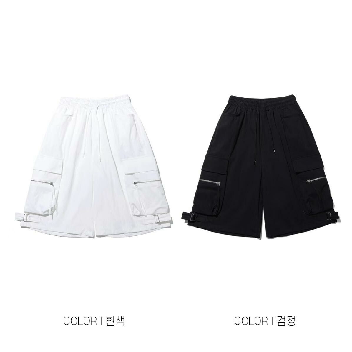 淨色工裝短褲 P2874