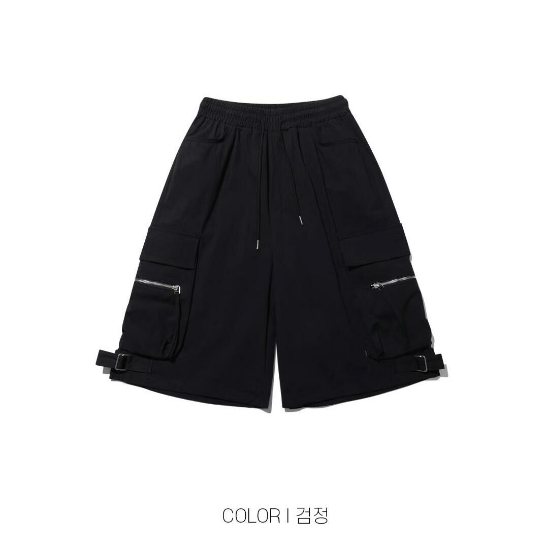 淨色工裝短褲 P2874