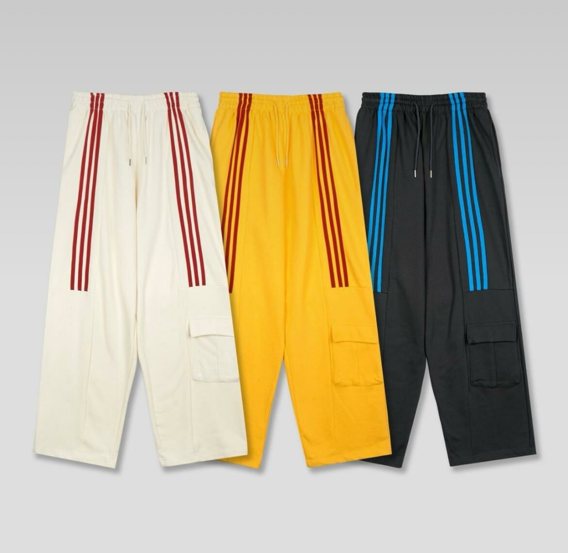 三間工裝棉質運動褲 P2877