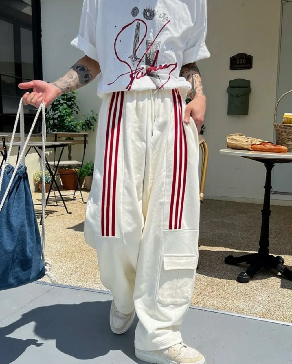 三間工裝棉質運動褲 P2877