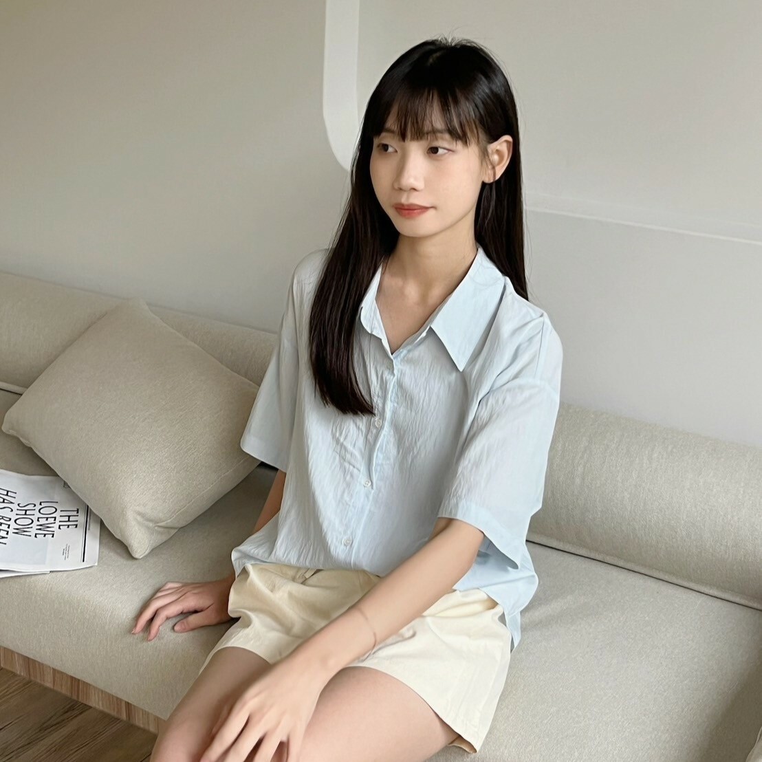 chih made•小心機 後綁簍空短襯