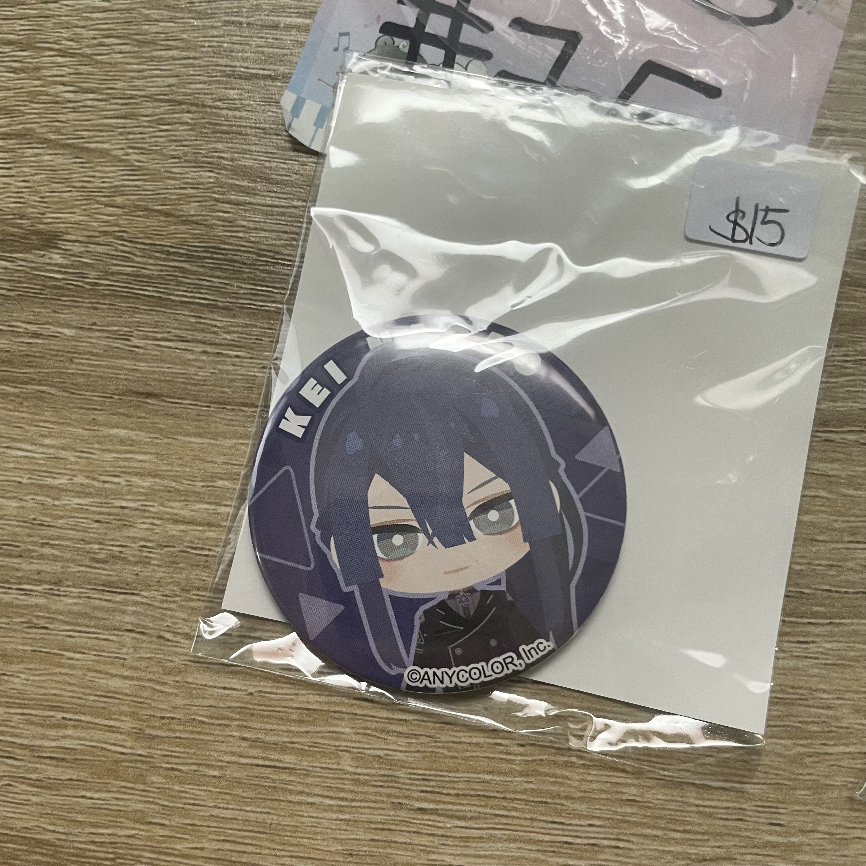 彩虹社 長尾景 襟章  #76