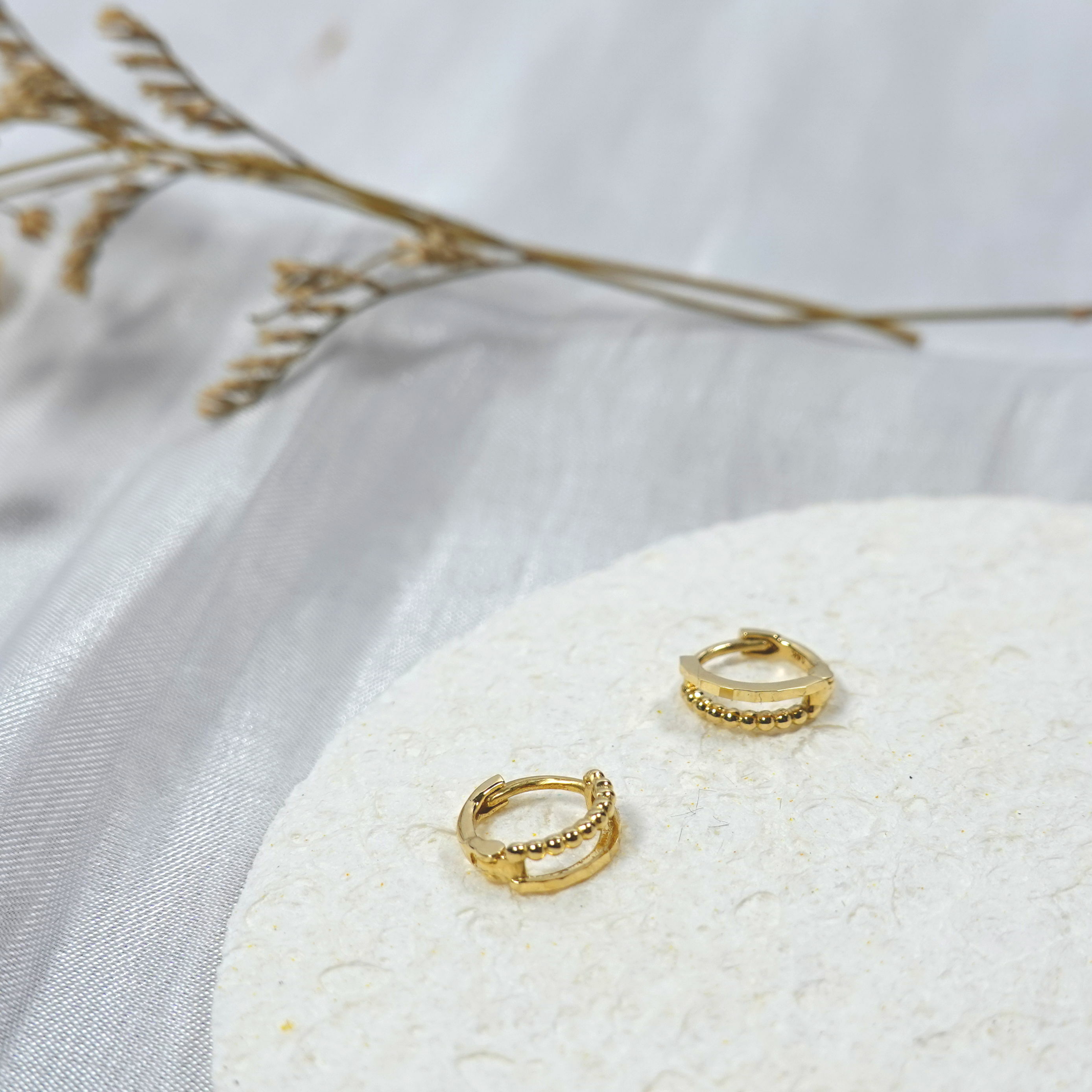 幾何魅影雙層耳環