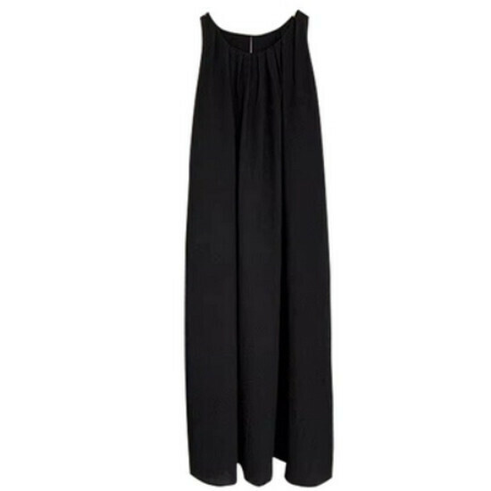 Hot selling pleated hollow dress [black] [S-2XL size] (please contact customer service to confirm the delivery size after placing the order)